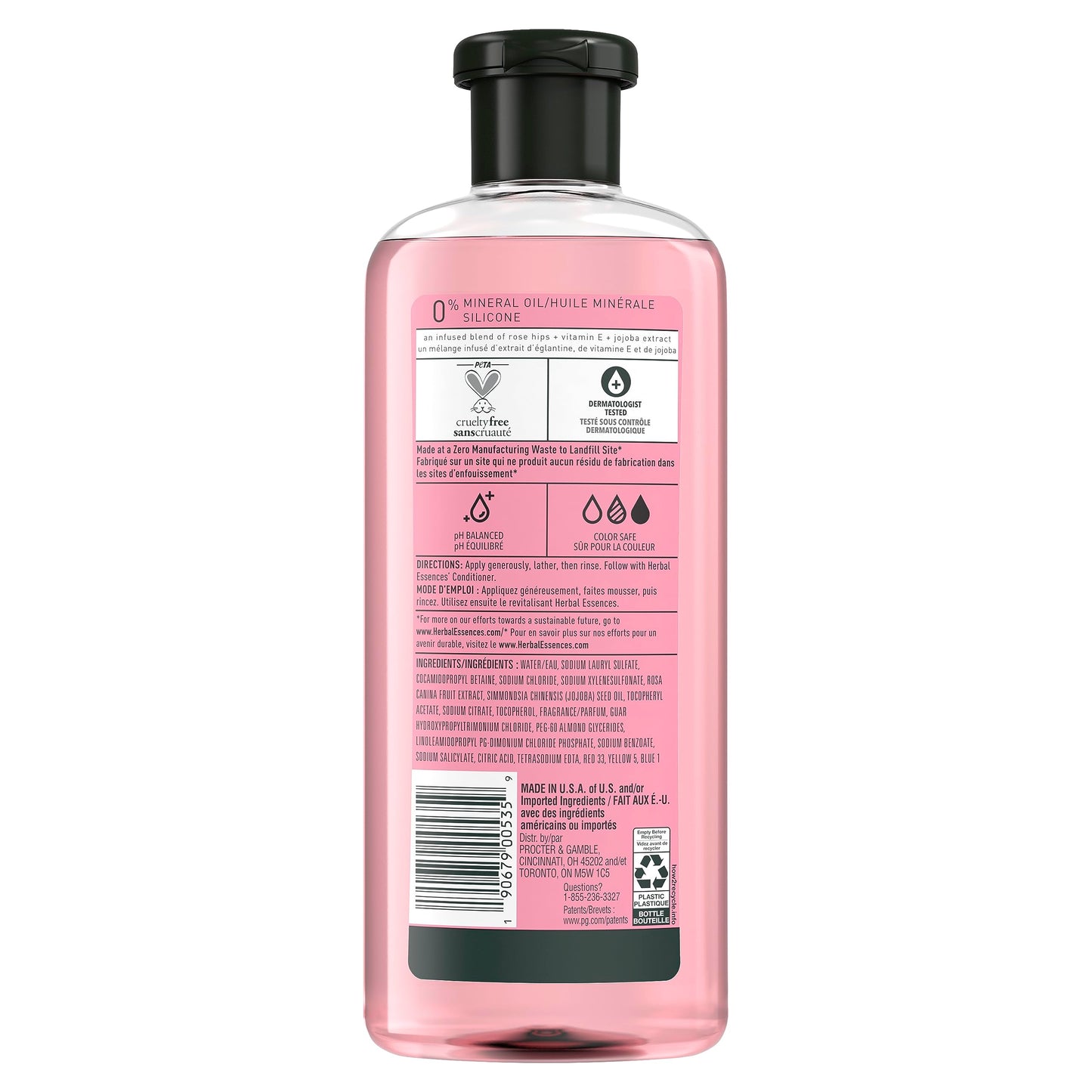 Herbal Essences Rose Hips Smooth Shampoo, 13.5 Fl Oz, 5.527 Fl Oz