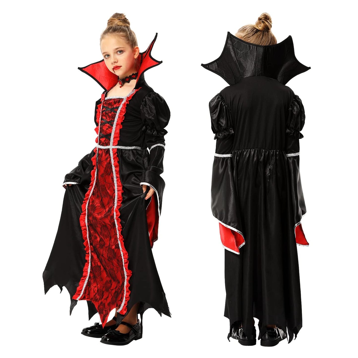 Twister.CK Royal Vampire Costume for Girls,S