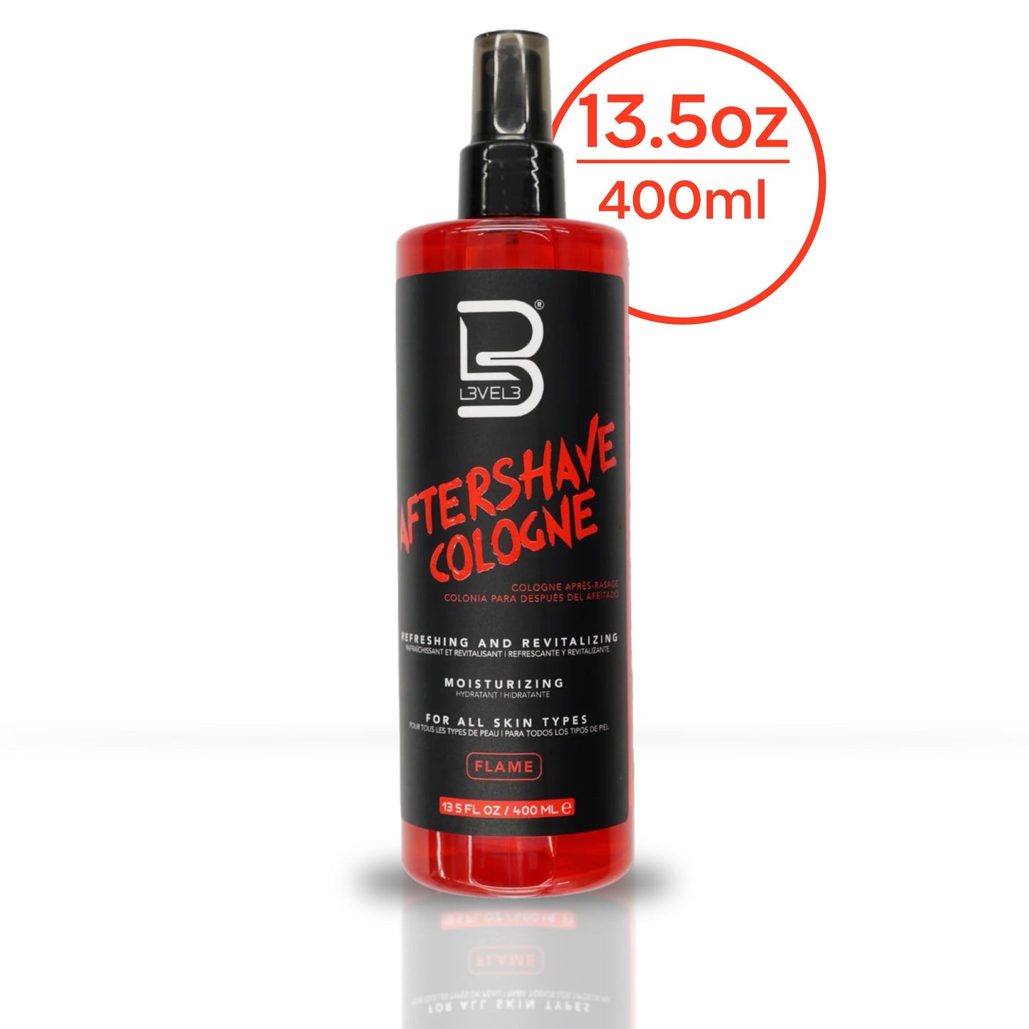 L3 Level 3 After Shave Spray Cologne - Softens Skin - Refreshes and Relieves Face and Skin - Moisturizing Formula Level Three After Shaving