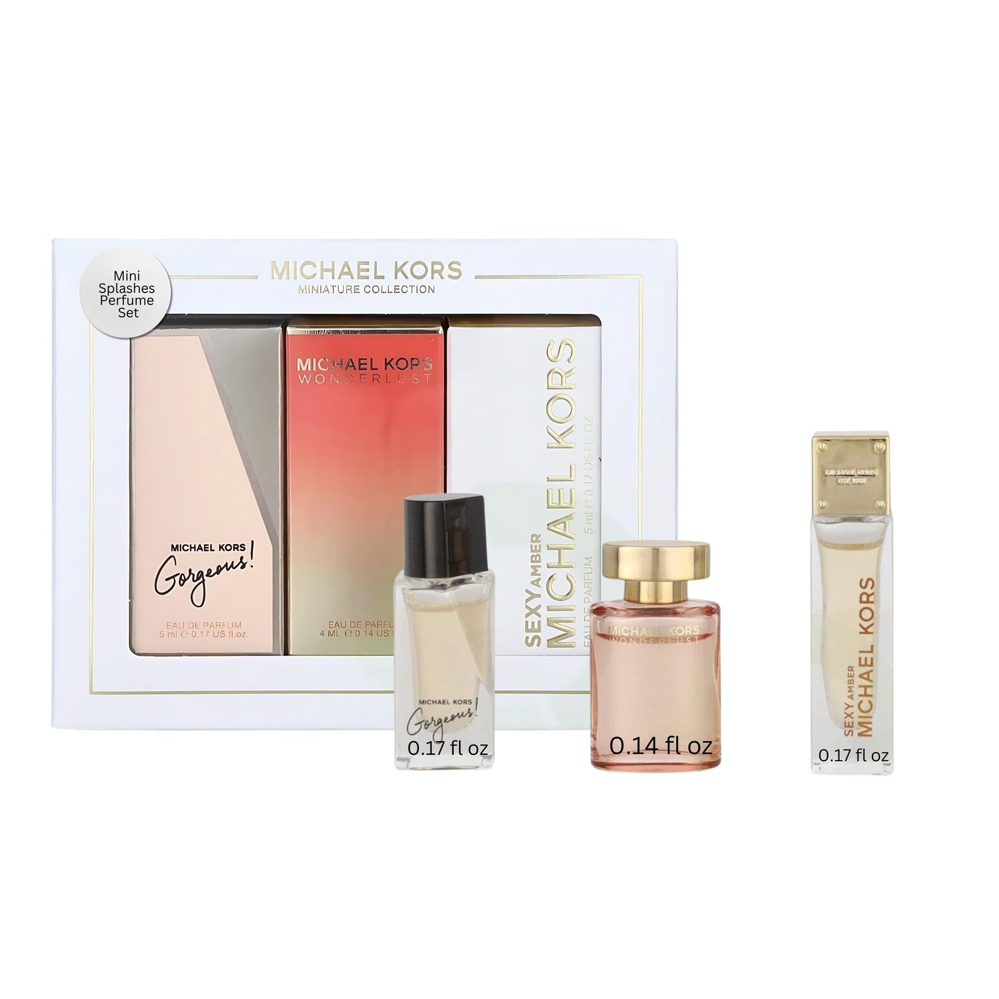 Michael Kors Perfume for Women Variety Gift Set Mini EDP Splashes