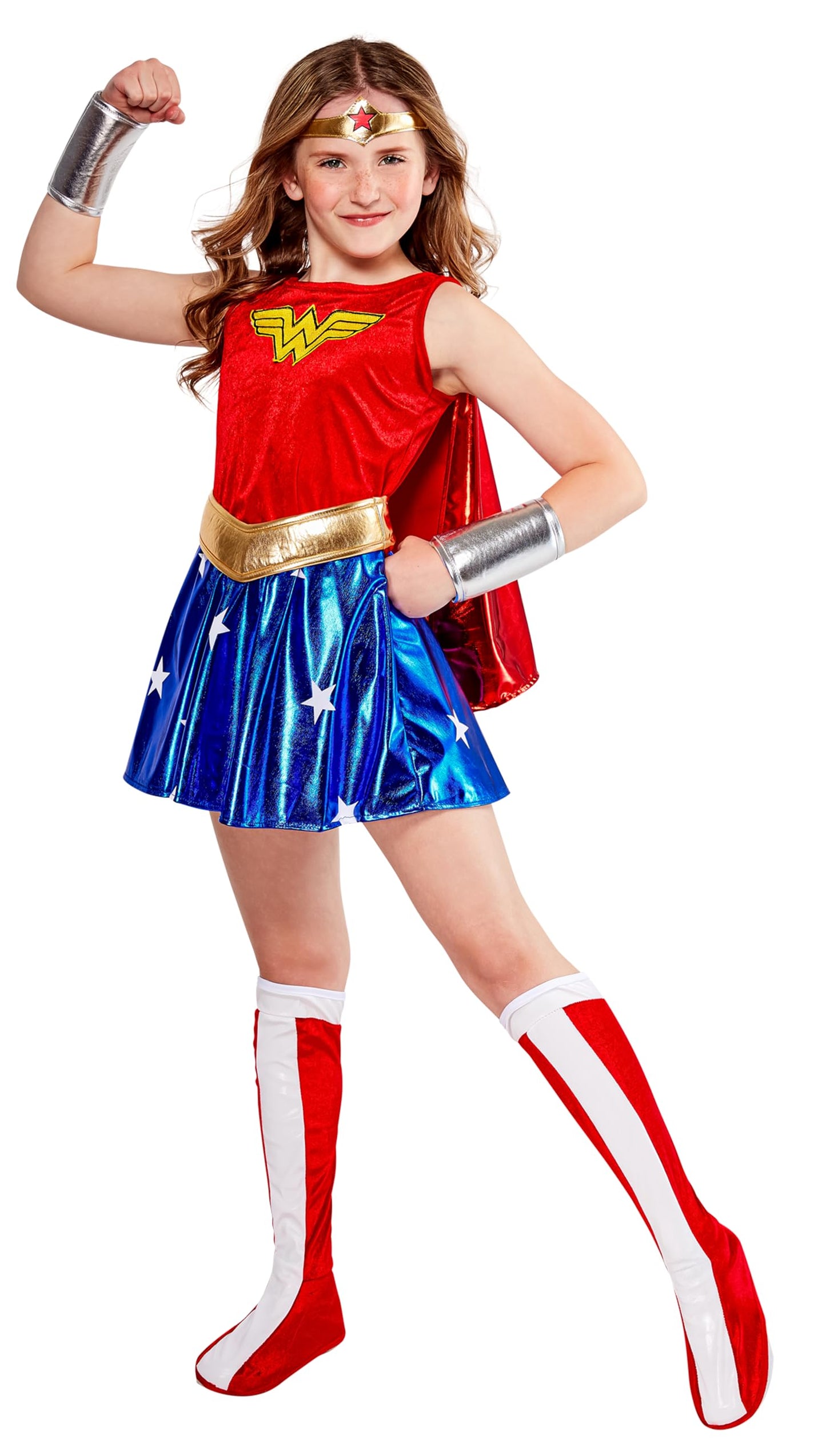 DC Comics: Wonder Woman Costume for Kids by Rubies, Girl's Large