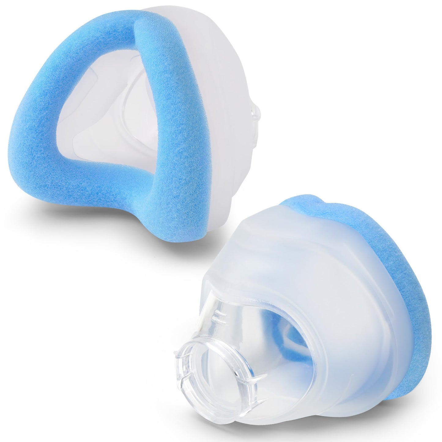 Medihealer Upgraded N20 Nasal Cushion for Airfit N20 Nasal Mask(M), 2 PCS Ultra Comfortable Memory Foam Cushion Compatible with Airfit N20, Great Value CPAP Supplies （Blue）
