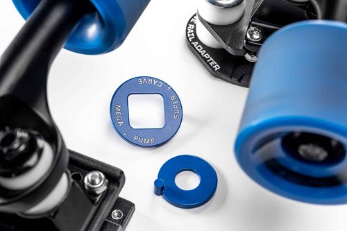 Waterborne Skateboards Surf Adapter FIN System - Front Surfskate Trucks Fit Any Board - 3 Surf Skate Truck Rip Surf Skateboard Modes - Longboard Skateboard Accessories Surfskate Skateboard Trucks Tool