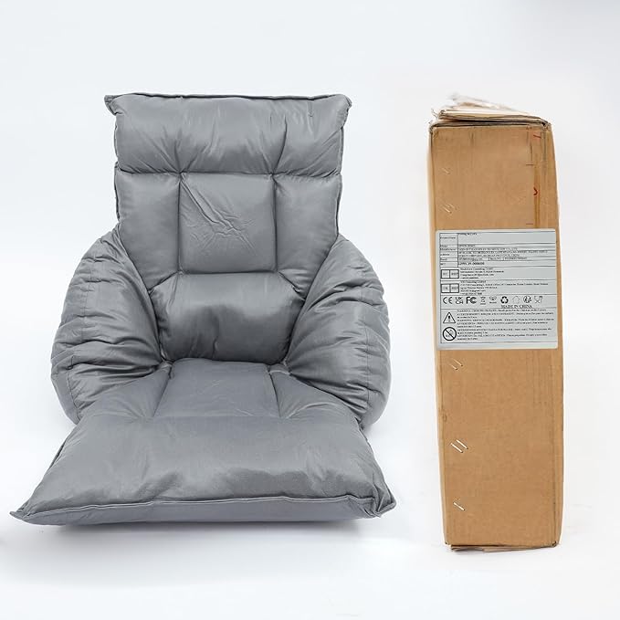 Floor Chair with Back Support, Folding Sofa Chair with 5 Adjustable Position, Cozy Tatami Human Bed with 5 Adjustable Positions for Living Room, Bedroom, Grey
