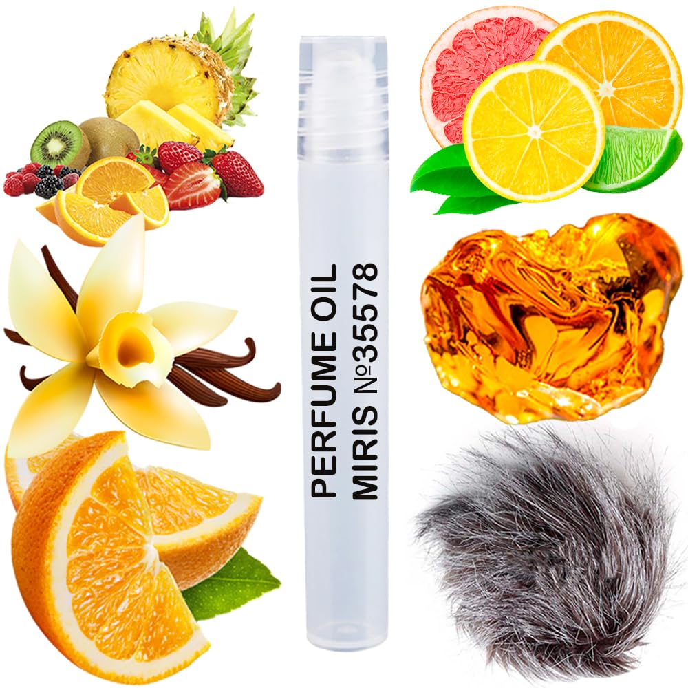 MIRIS No. 35578, Inspired by Erba Pura, Long-Lasting Unisex Perfume Oil for Women & Men Roll-On, Rollerball 0.34 Fl Oz / 10 ml