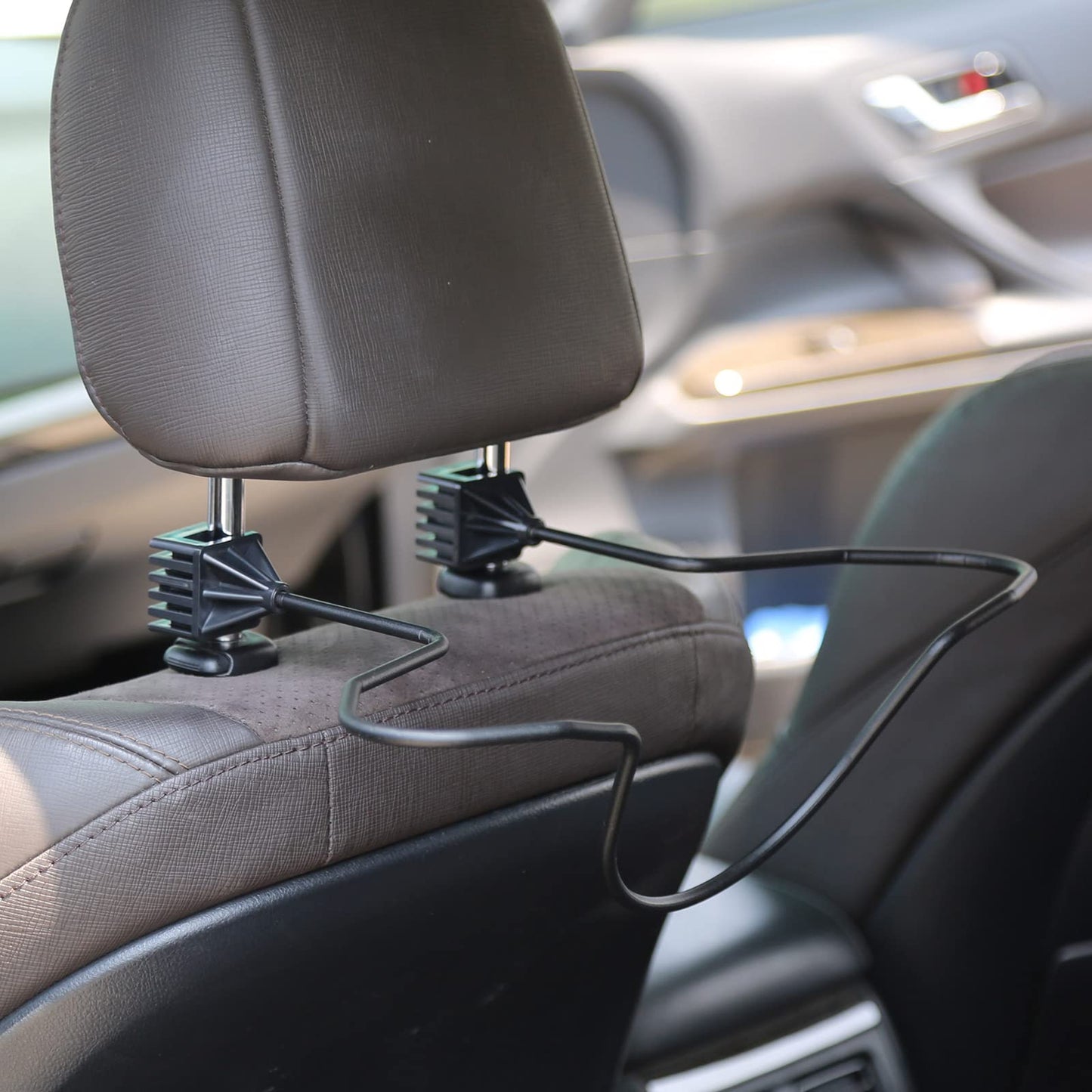 GEEDAR Cowboy Hat Holder Rack for Truck SUV Car (Keep Hat Shape) Car Clothes Hanger Bar Coat Hanger Hard Hat Holder for Truck Seat Car Accessories