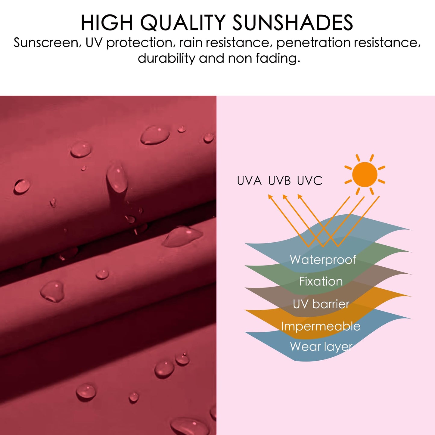 Kozyard Morgan Outdoor Retractable Pergola with Sun Shade Canopy Patio Aluminum Pergola Shelter for Backyard Deck Garden Modern Metal Grill Gazebo (10' x 10', Burgundy)
