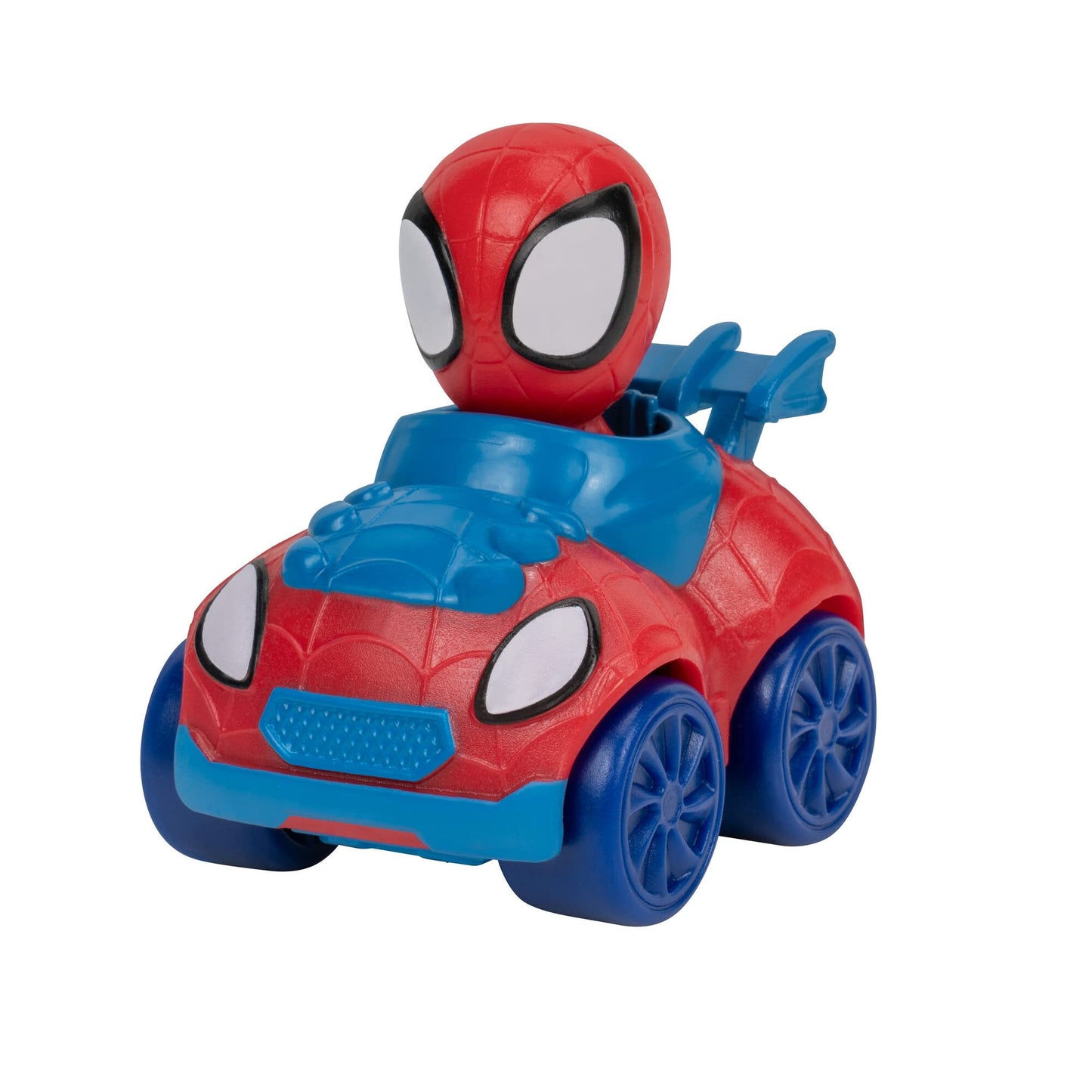 Marvel Spidey Toddler Dress-Up Box - Long-Sleeved Top with Printed Design Plus Fabric Half Mask and Foam Web Shield Multi