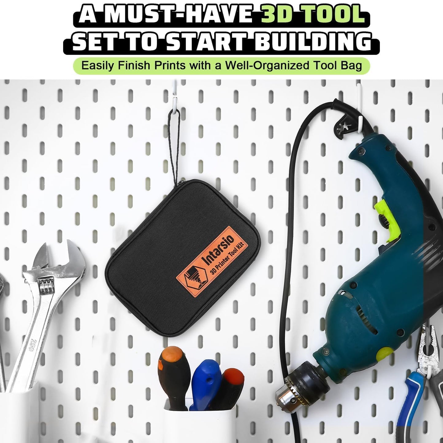3D Printer Tools Kit, 34pcs 3D Printer Accessories for All FDM/SLA Printers Includes Nozzle Cleaning Tools, Removal Scrapers, Finishing Tools, 5 Types of Files,Brushes, Wire Cutter, Engraving Knife