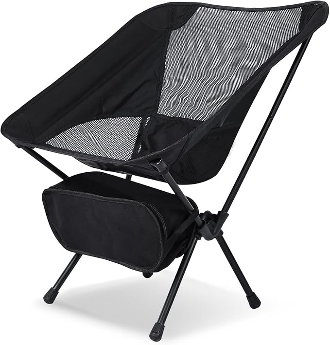 Lightweight Chair Folding Camping Chairs, Backpacking Chair Ultralight Hiking Chairs, Compact Camping Chairs, 176 lbs Weig...