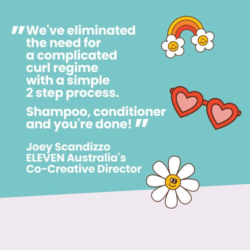 ELEVEN AUSTRALIA Keep My Curl Moisture Shampoo for Women & Men - Anti Frizz Shampoo for Curly, Wavy, or Coily Hair, Moisturizing Hair Care, Hydrating & Smoothing, Gentle Cleansing Formula - 32.5 fl oz