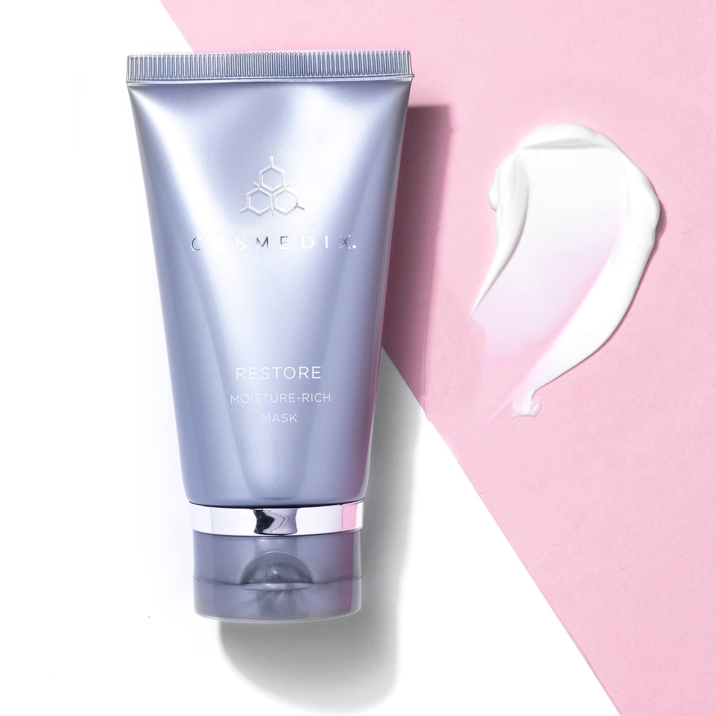 COSMEDIX Moisture-Rich Restore Mask - Gently Exfoliates Skin - Imparts Vital Hydration to Smooth Wrinkles and Regain Healthy Com