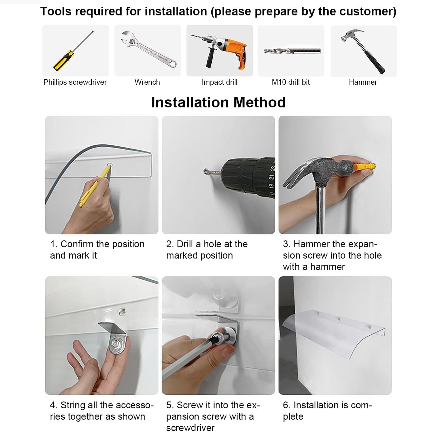 Invisible Rain Shelter Cover, Window Awning, Outdoor Rain Shelter Rain Snow Protection Roof Shade Coverfor Outdoor Front Door Patio, Window wait-transparent-40x50cm/15.7x19.6in