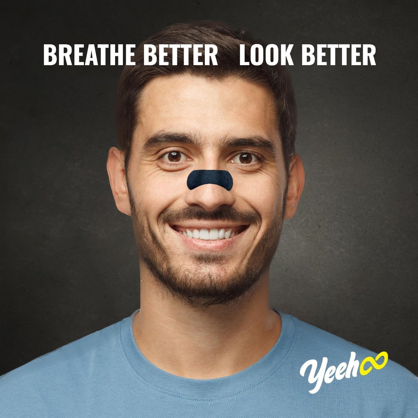YeeHoo Anti-Snoring Nasal Strips for Sleep: Breathe Easy and Improve Airflow, Comfortable Fit for Better Breathing and Quality Rest, Ideal for Snorers, Office Workers, Athletes & Pregnant Women