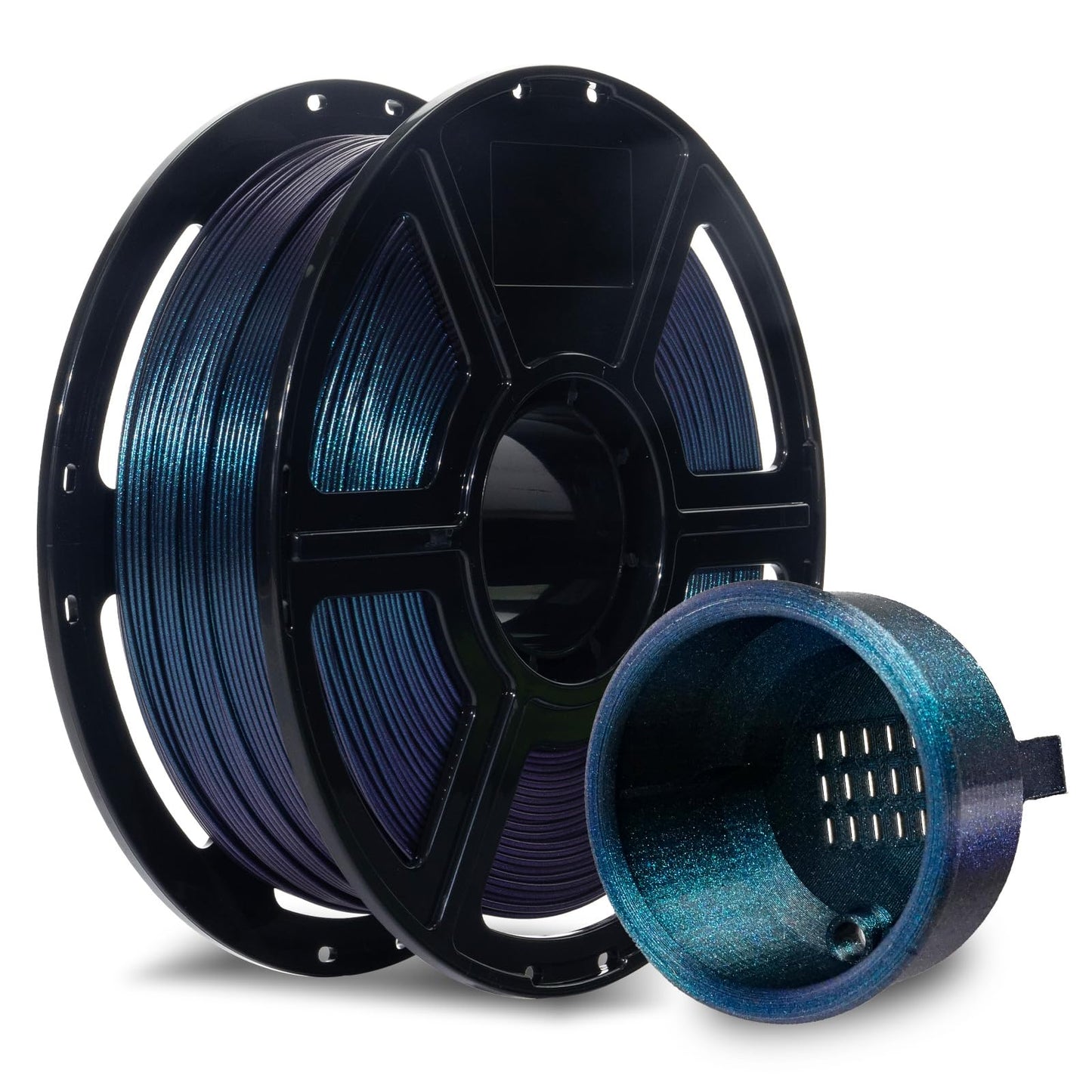 FLASHFORGE ABS Pro Filament 1.75mm Burnt Titanium, 3D Printer Filament 1kg (2.2lbs) Spool-Dimensional Accuracy +/- 0.02mm, Hot D