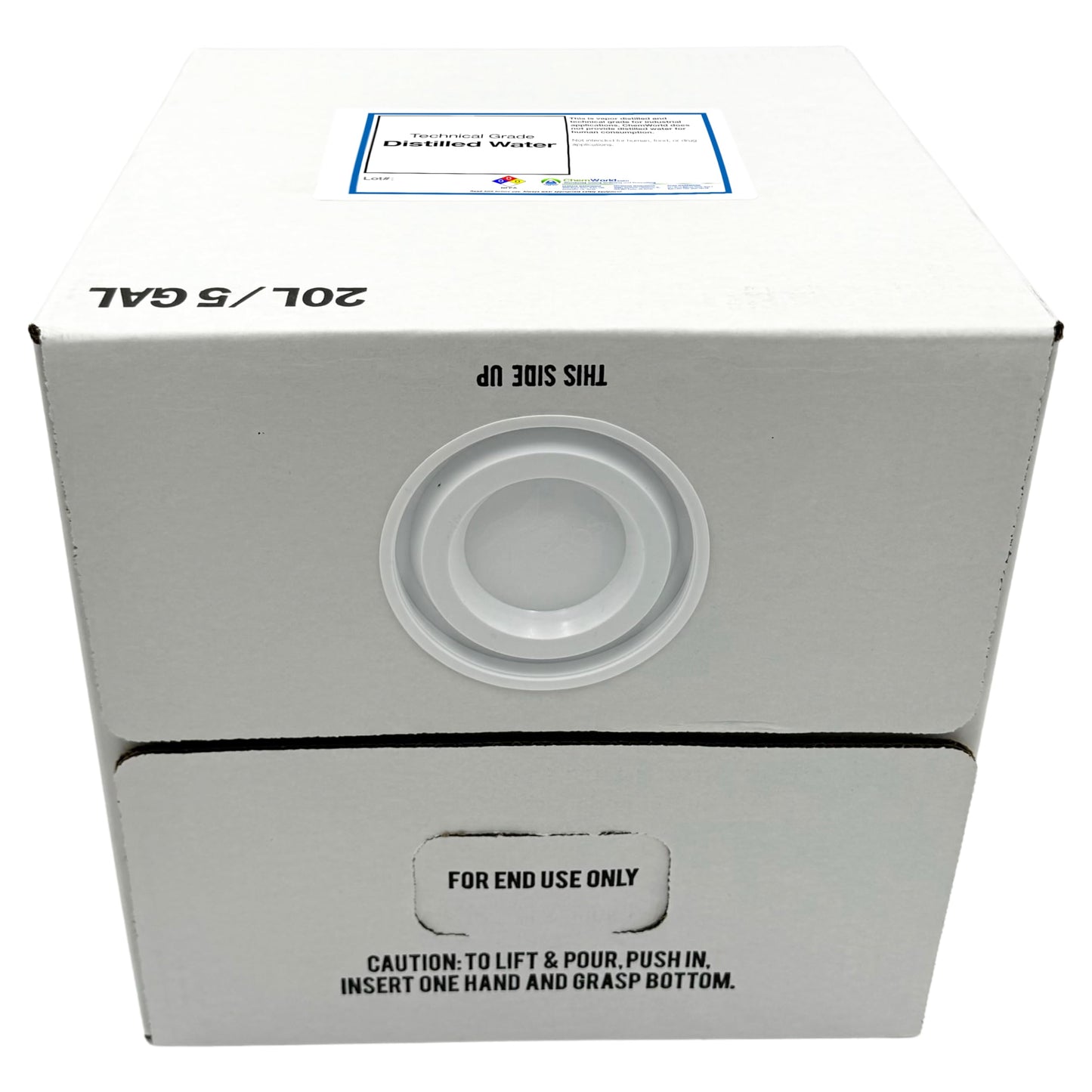 ChemWorld Technical Grade Distilled Water - 20 liters