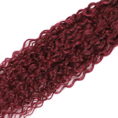 Giginger Burgundy 99J Water Wave Human Hair Bundles 18 20 22 inch Wine Red Human Hair Bundles Burgundy 100% Unprocessed Raw Quick Weave Hair for Black Women