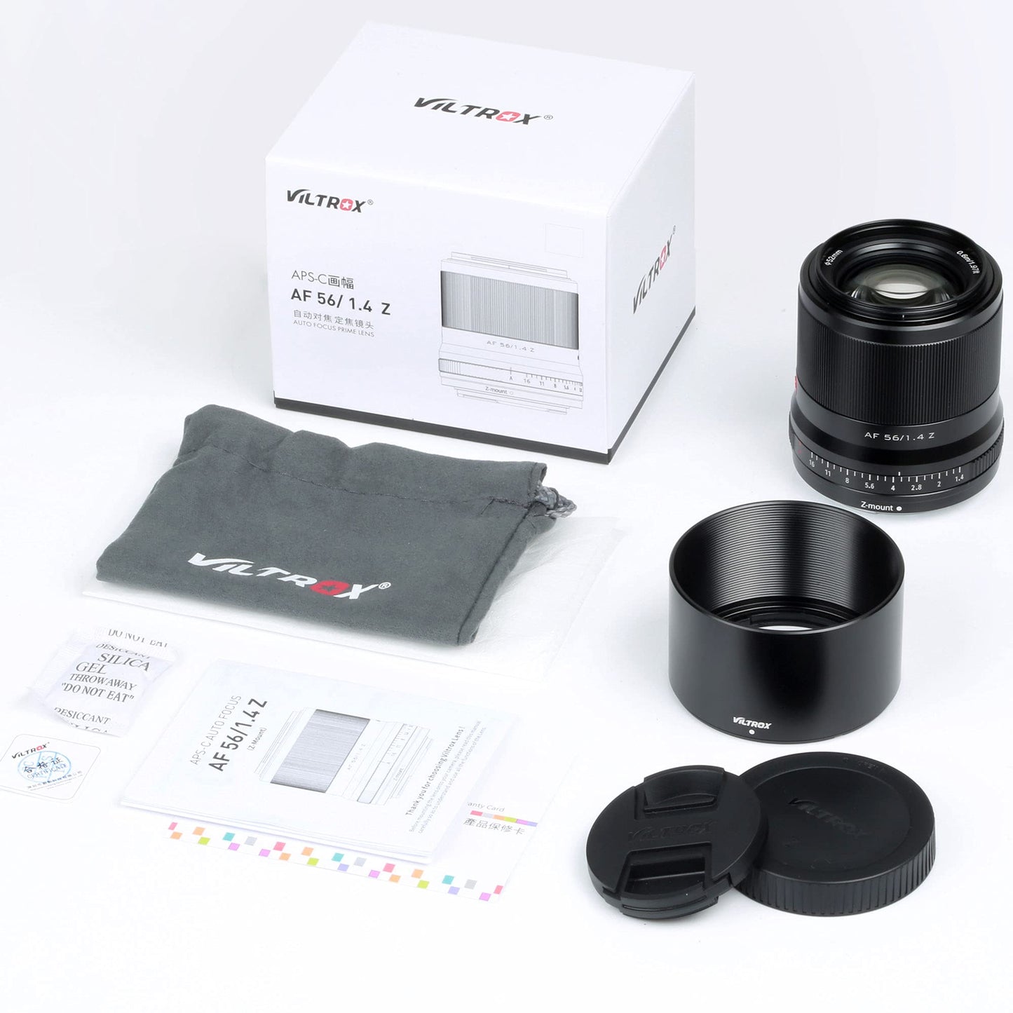 VILTROX 56mm f/1.4 F1.4 Z Mount Lens, APS-C Z-Mount Lens for Nikon Zfc Z50 Z6 ii Z7 ii Z5