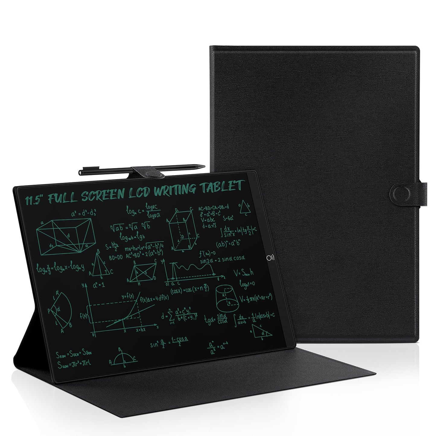Full Screen Lcd Writing Tablet: 11.5 Inch Writing Pad For Adults Kids Reusable Digital Notepad Portable Use For Office Study Tea