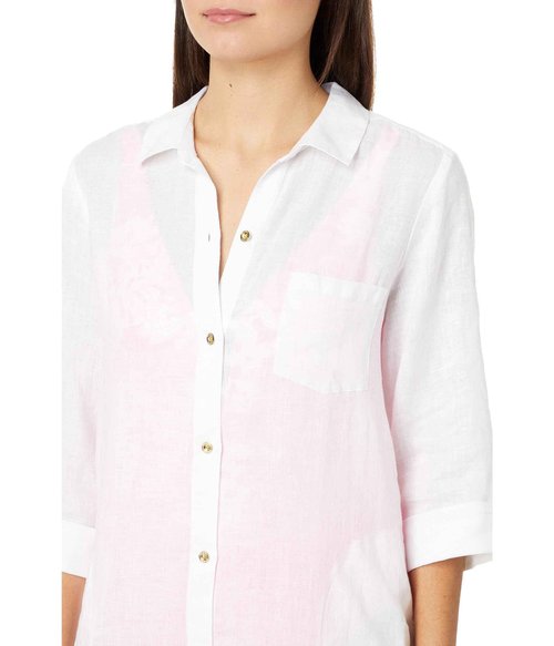 Lilly Pulitzer Women's Natalie Maxi Coverup, Resort White XS