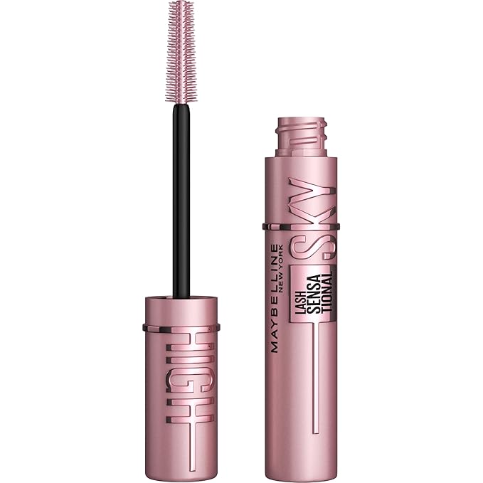 Maybelline Lash Sensational Sky High Washable Mascara Makeup, Volumizing, Lengthening, Defining, Curling, Multiplying, Bui...
