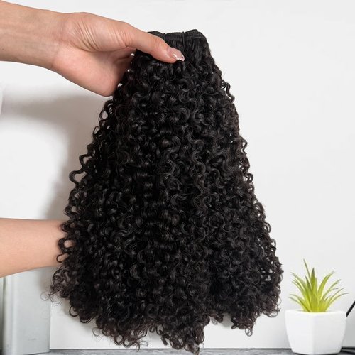 Burmese Bundles Premium Raw 100% Human Hair Water Wave High Rate 15A Unprocessed No Stray Short Hair Extensions Triple Lifespan Excellent Fullness Extra Thick From Top to End Black 22inch