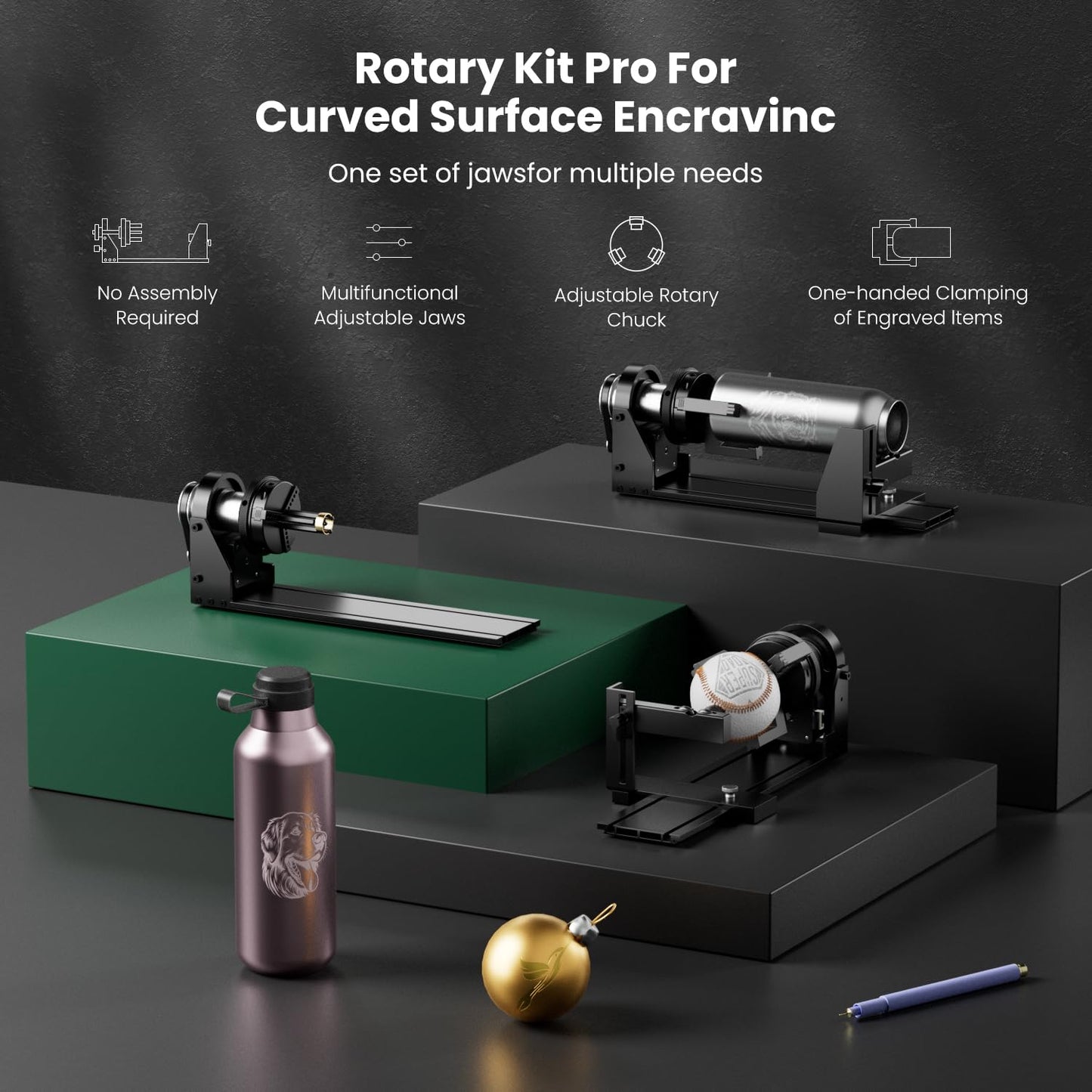 Longer RAY5 20W Laser Engraver, Wood/Leather/Acrylic Engraving Cutting Machine, DIY Desktop Laser Cutter with Safety Protection, Air Assist & 3 in 1 Roller