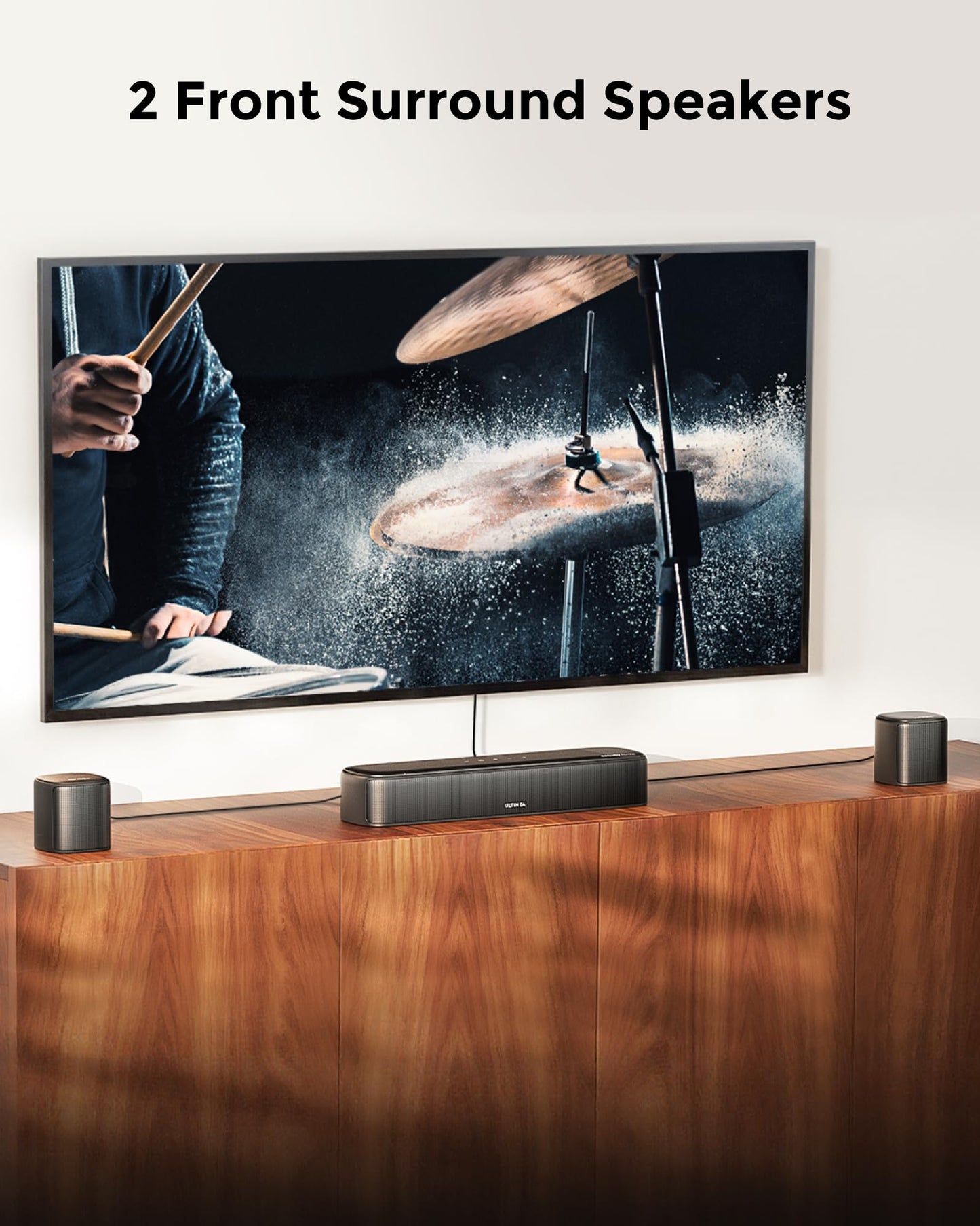 ULTIMEA 7.1ch Dolby Atmos Surround Sound System for TV, with 4 Surround Speakers, Surround Sound System Sound Bar with Subwoofer for Home Theater, App Control, HDMI eARC, Aura A60, 2026 Model