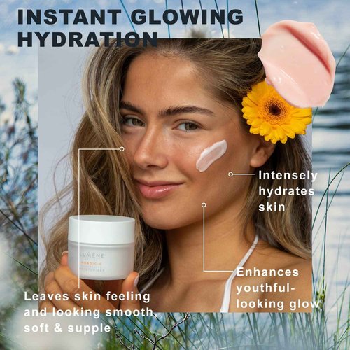 Lumene Nordic-C Glow Reveal Facial Moisturizer - Antioxidant-Rich Vitamin C Face Cream - Hydrating Hyaluronic Acid Moisturizer with Vitamin B3 + B5 to Promote Radiant & Youthful Skin (1.7oz)