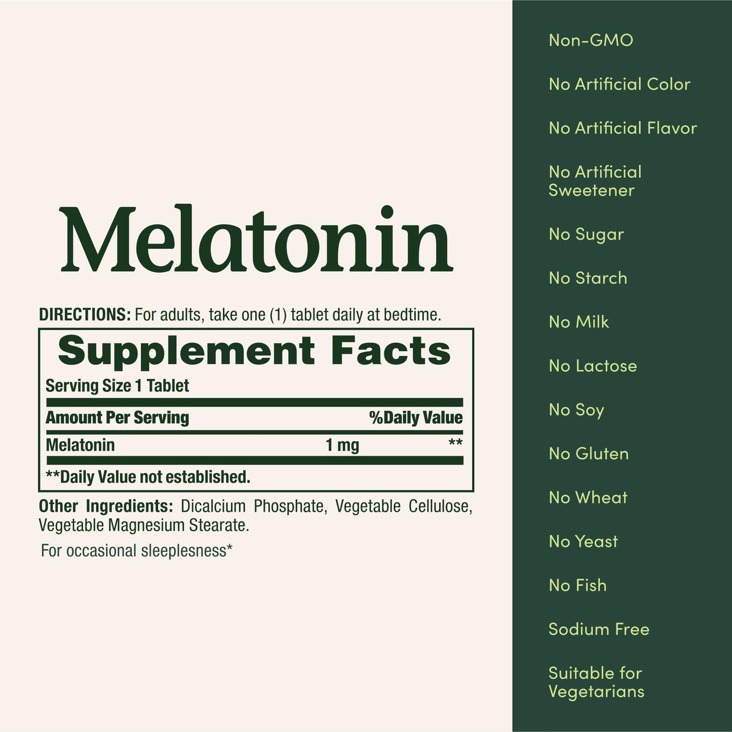 Nature's Bounty Melatonin, 100% Drug Free Sleep Aid, Promotes Relaxation and Sleep Health, 1mg, 180 Tablets