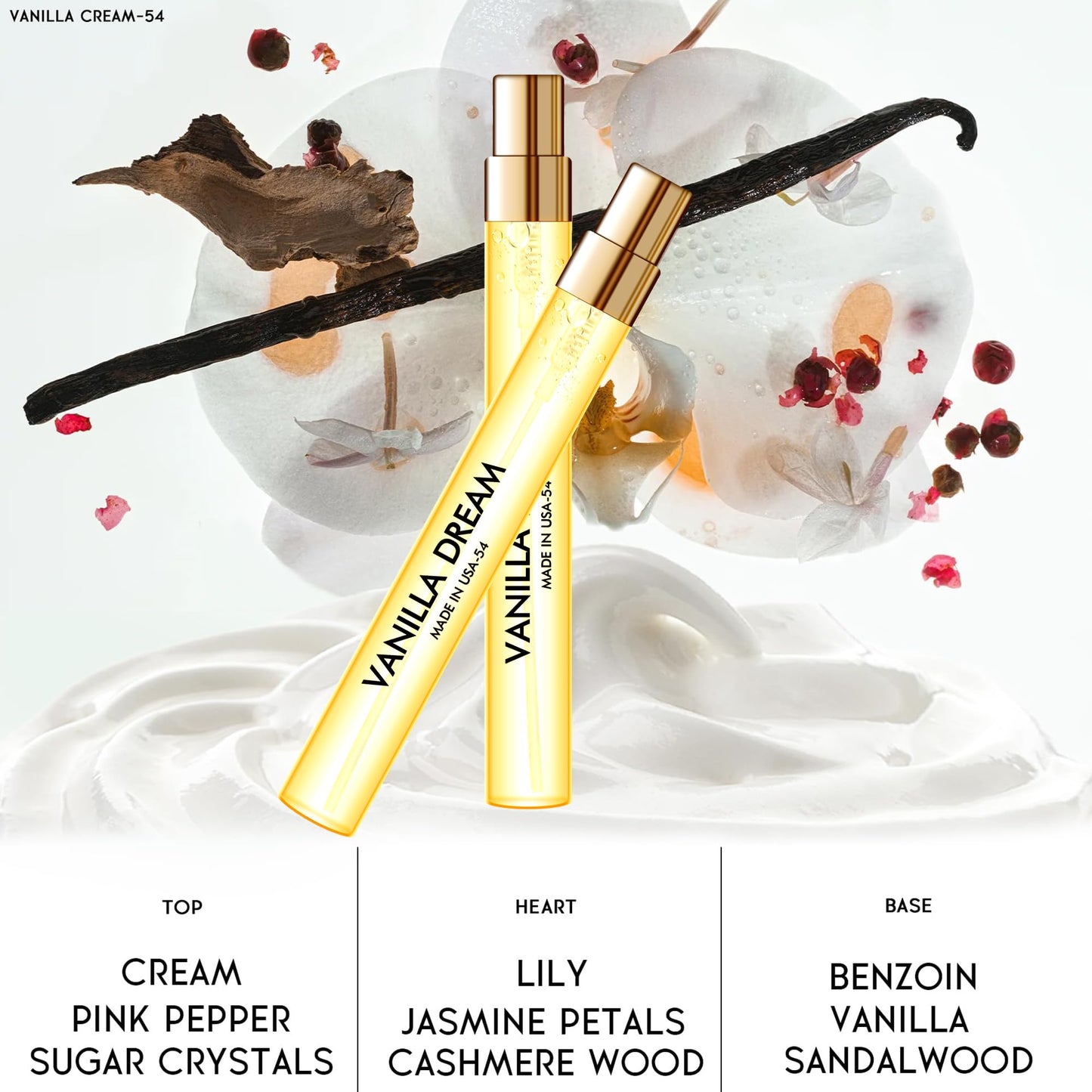 PUREU Pheromones Perfumes for Women & Men Amber Vanilla Long Lasting Pheromone Perfume Oils Cologne for Men Wife Gift Ideas.Travel Size 0.4oz/12 mL