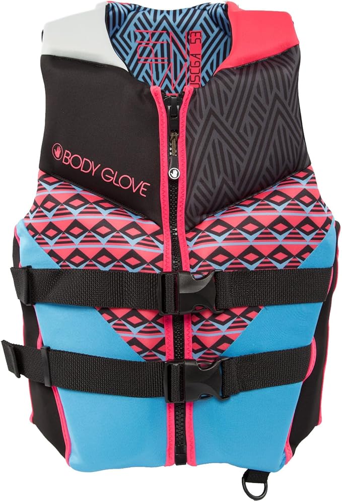 Body Glove Phantom Women's Neoprene Life Jacket, USCG and Transport Canada Approved PFD, Lightweight Life Vest, Great for ...