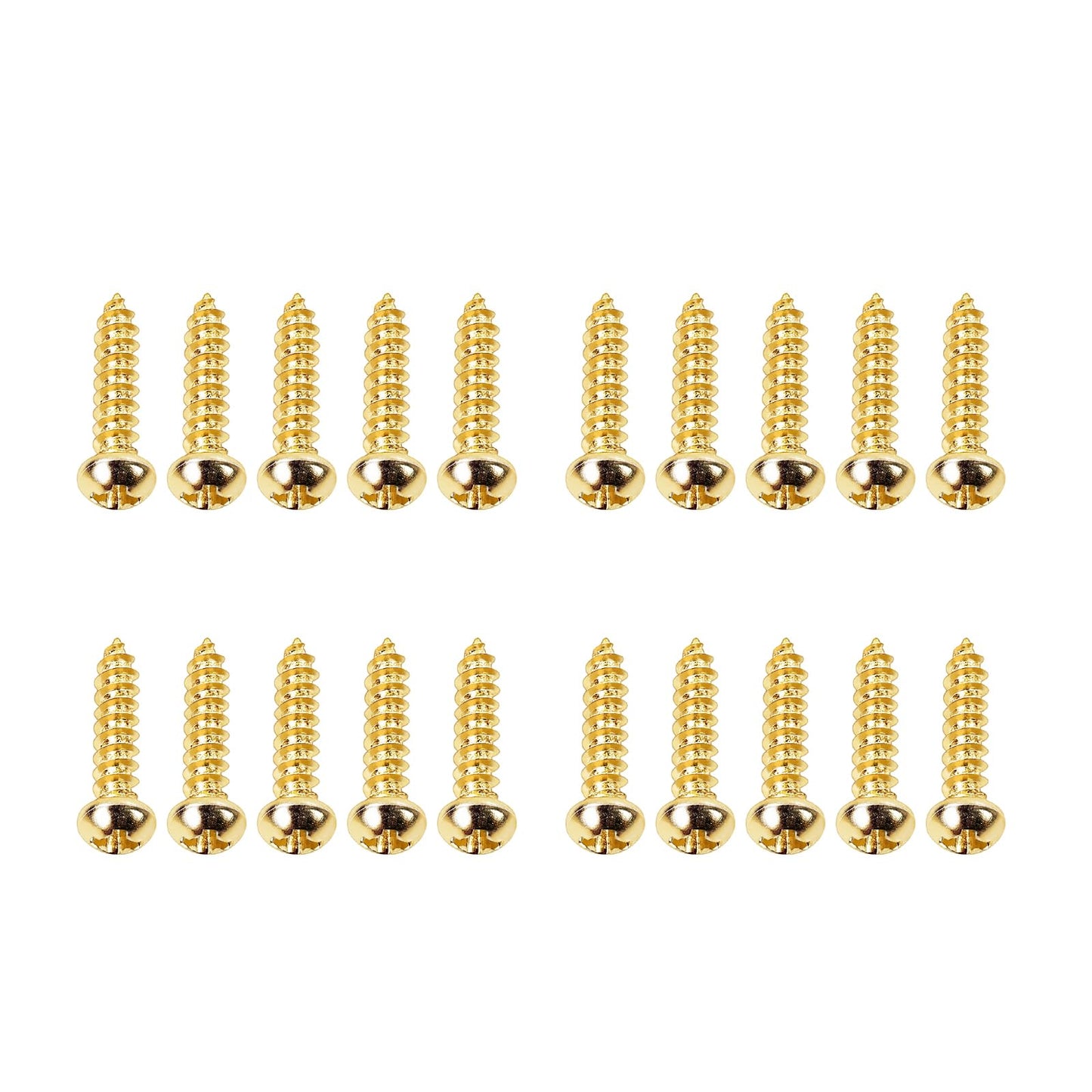 Banworks Stainless Steel American #2 X 3/8 Guitar Tuning Keys Pegs Screws Guitar/Bass Tuning Machine Head Screws For Gibson Les