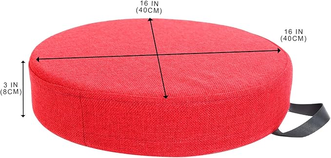 M Mute Touch 6 Pcs Flexible Floor Cushion for Classroom, Floor Cushions Easy to Clean and Carry,16''x16''x2'' Soft Cushion for Learning Sitting Daycare School Chair Yoga and Meditation (Linen)