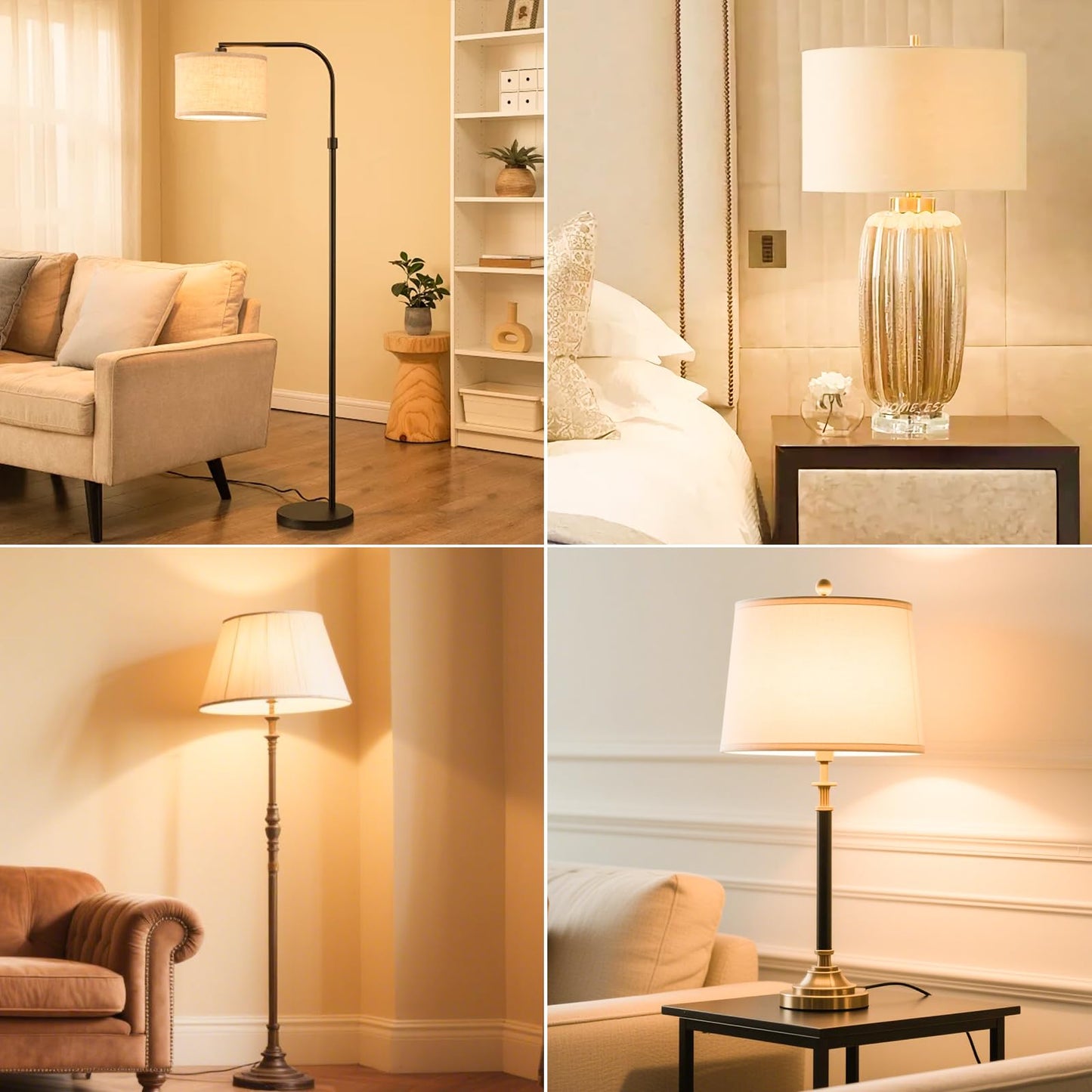 MorningLight A19 3-Way LED Light Bulbs 15 40 60Watt Equivalent, Warm White 2700K, E26 Base, 3W/6W/9W A19 Three Way Dimmable Light Bulbs for 3-Way Lamp Socket, 250/550/800 Lumens, 4 Pack
