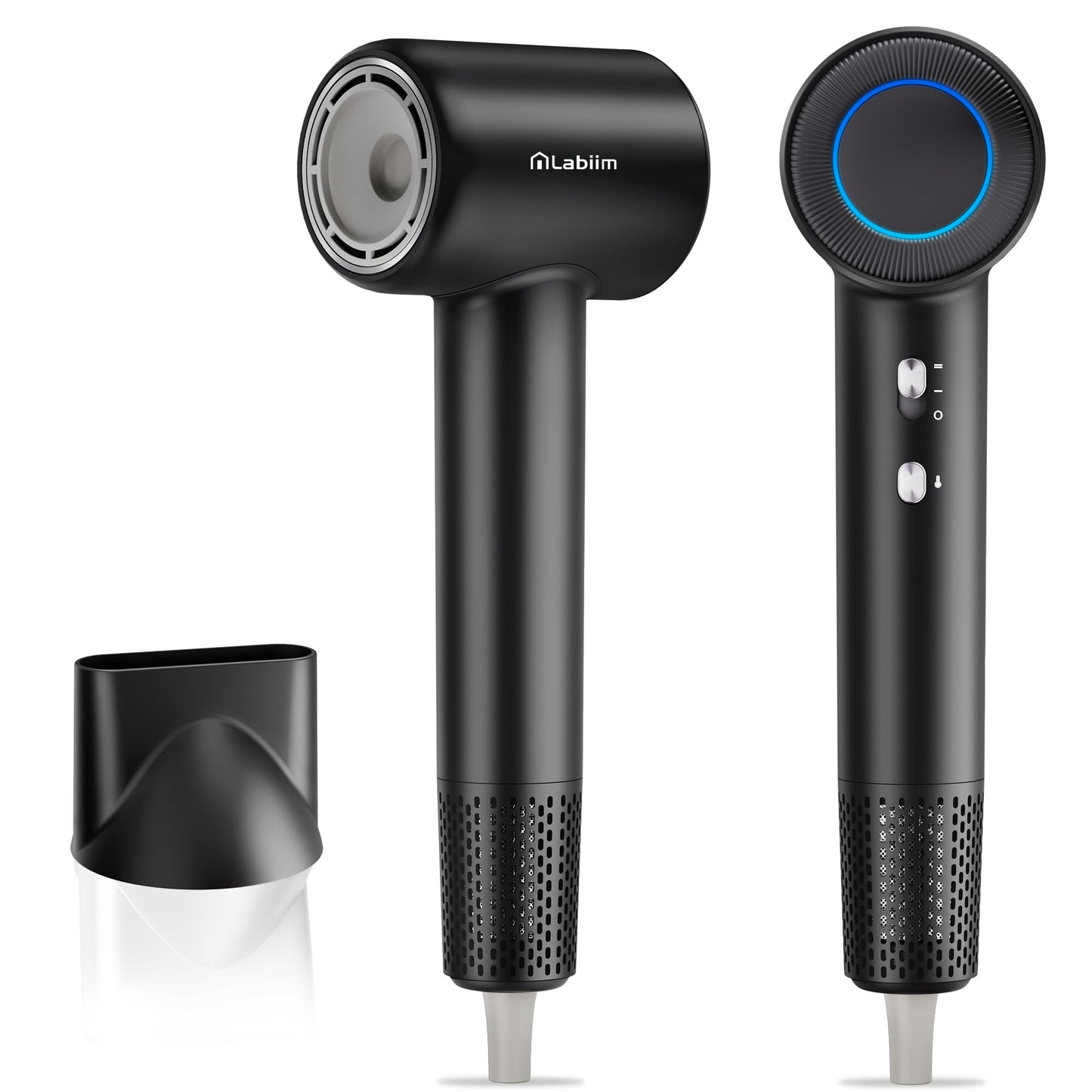 Labiim Hair Dryer, High-Speed Ionic Low Noise Blow Dryer with Brushless Motor for Fast Drying, Thermo-Control Quiet Compact Hair