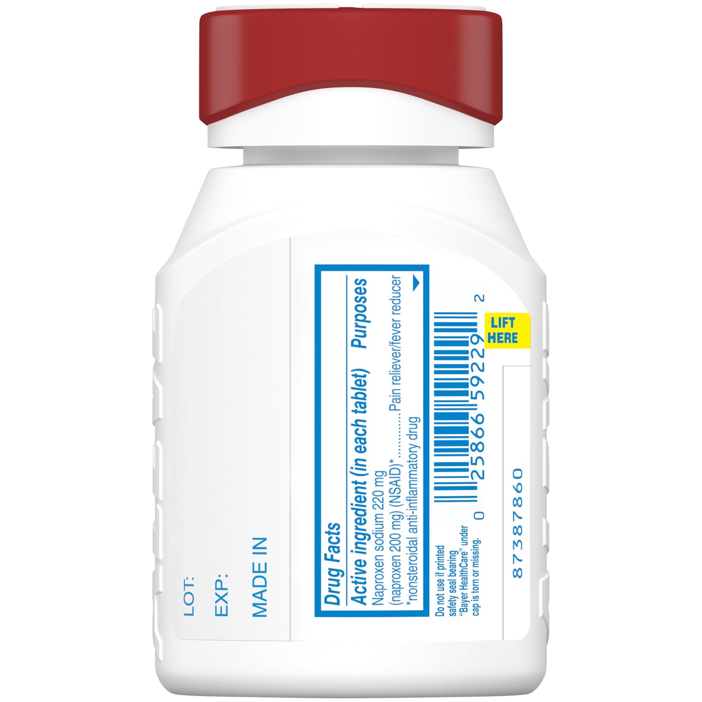 Aleve Gelcaps with Easy Open Arthritis Cap, Naproxen Sodium, Medication for Arthritis Pain, 160 Count