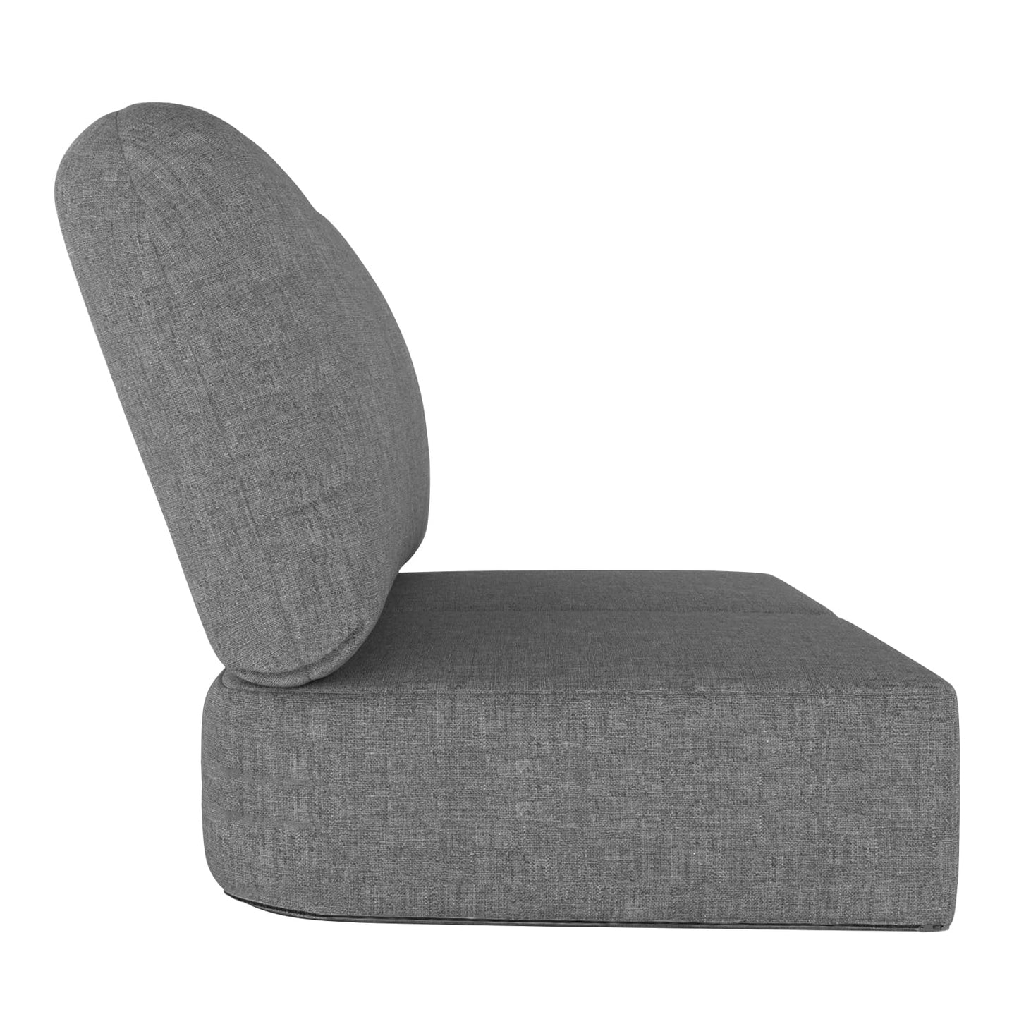 NSFBZA Deep Seat Patio Furniture Replacement Cushions Set of 2(4 Pcs),Outdoor/Indoor Deep Seat Bottom Resilient Foam Filling,for Sectional Sofa Sets,Wicker Chair,Loveseat