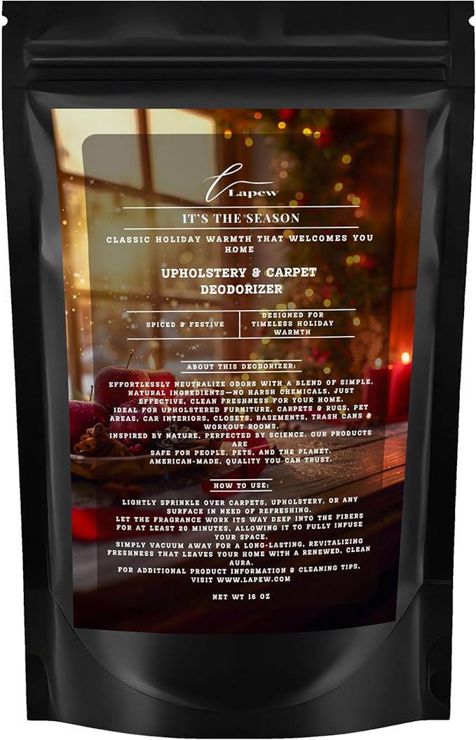 It's The Season Carpet Freshener Powder 16 oz | Powerful Odor Eliminator for Home | Upholstery Deodorizer | Carpet Deodorizer | Cat Litter Box