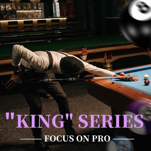 lotmusic Premium Pool Stick with Telescopic Fiber Extension Cue,58 Inch Professional Pool Cue Stick Set with Black Pool Cue Case & Billiards Accessories.