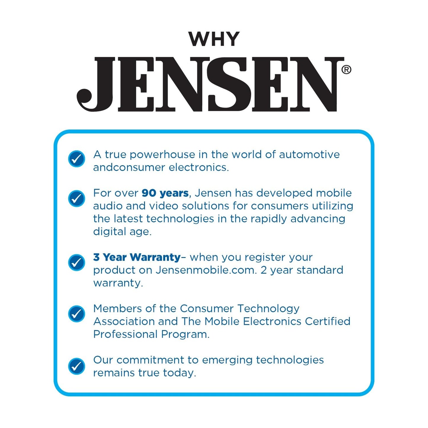 Jensen Jcr311 10 Character Lcd Single Din Car Stereo Radio Cd Player Push To Talk Assistant Bluetooth Hands Free Calling & Music