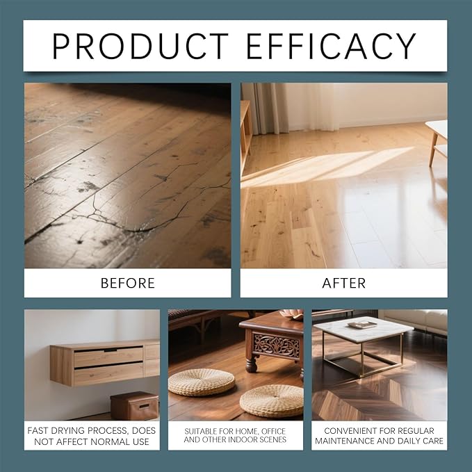 Wood Furniture Polish, Easy Application, 1 Set, Desk Polish Spray, Wood Shine Restorer, Scratch And Stain Repair, For Cabinets, Carpenters, Floors