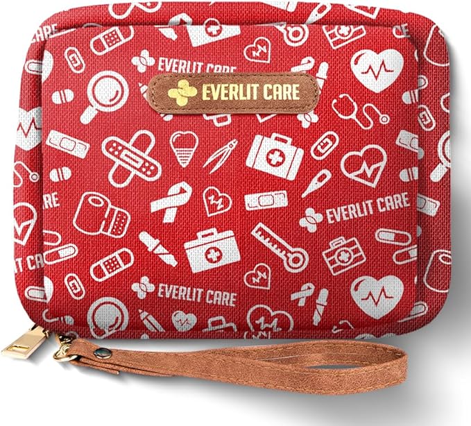 EVERLIT Care Rescue Pack | Family-Friendly First Aid Kit for Kids with 200 Pcs Medical Supplies | Travel-Friendly Compact ...