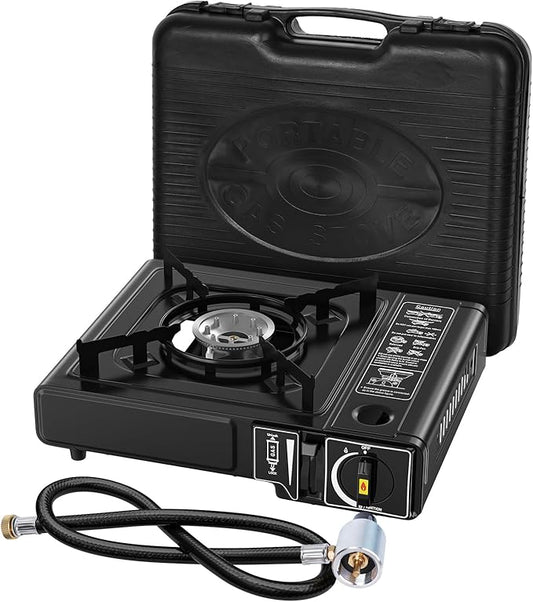 7800 BTU Dual Fuel Camp Stove, Butane or Propane Portable Stove for Camping, Lightweight Portable Camping Stove, Propane A...