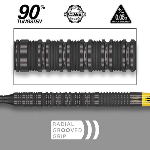 Target Darts Bolide Void 10 21G 90% Tungsten Soft Tip Darts Set