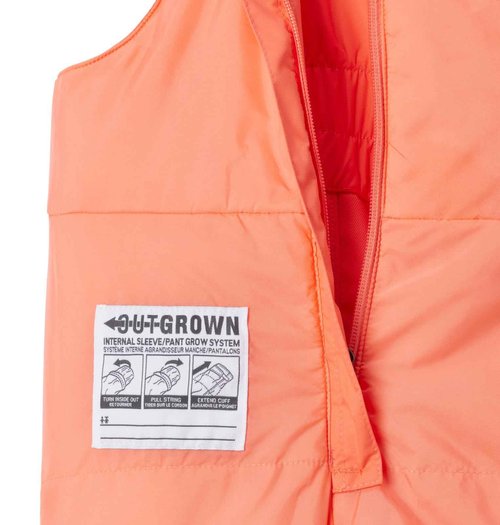 Columbia Youth Unisex Adventure Ride II Bib, Hot Coral, Large