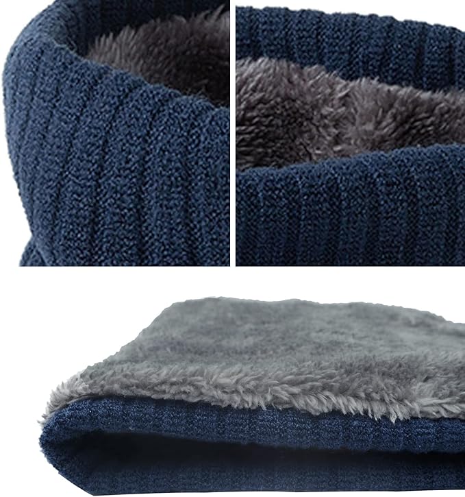 Winter Scarf Neck Warmer Gaiter Face for Men Women Warm Fleece Ski