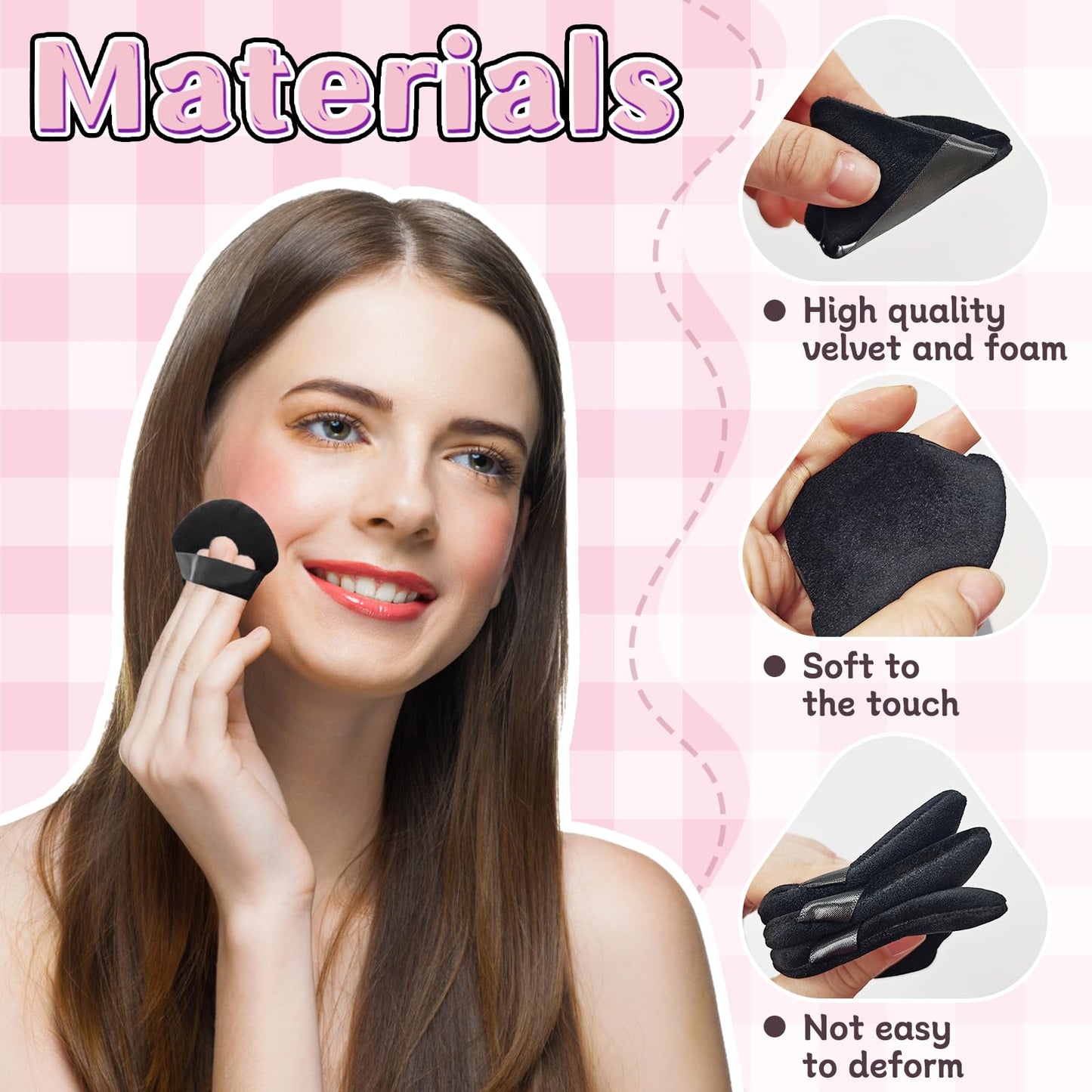 30 Pcs Powder Puff Face Soft Makeup Sponge,Triangle Powder Puffs for Face,Soft Velour Makeup Puff for Loose and Cosmetic Foundat