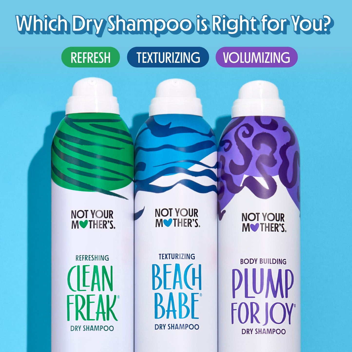 Not Your Mother's Clean Freak Tapioca Dry Shampoo (3-Pack) - 7 oz - Refreshing Dry Shampoo Instantly Absorbs Oil - Hair Essentia