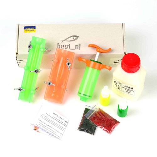 best_nj Soft Plastiс Mold Lure Making Injection Molds Fishing Lures Injection Starter KIT